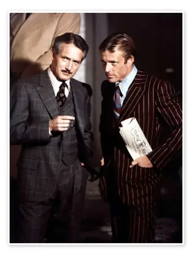 Paul Newman und Robert Redford – The Sting Everett Collection