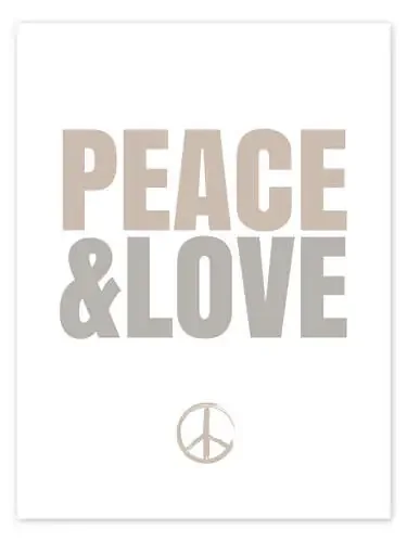 Peace & Love I de Typobox Editors Choice