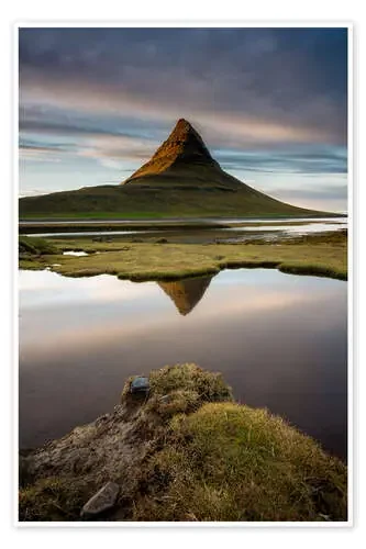 Peaceful Sunset Kirkjufell de Sander Grefte