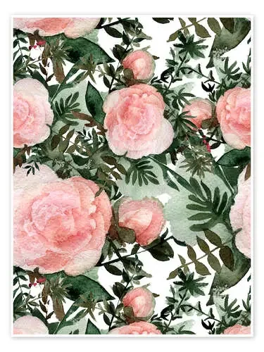 Peonias rosa texturadas Editors Choice