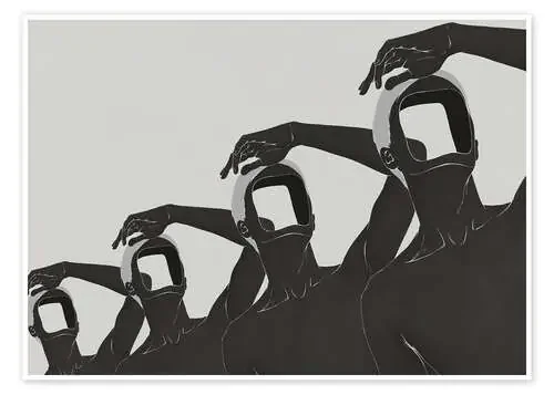 people mountain people sea No 3 de Mojo Wang