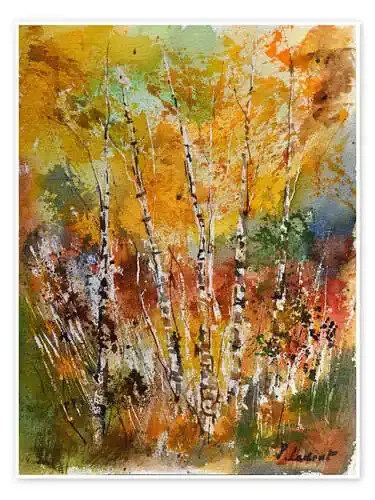 Pequeño bosque con abedules de Pol Ledent