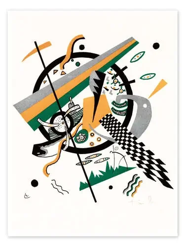 Pequeños mundos IV de Wassily Kandinsky Master Collection