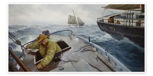 Pilot in Rough Weather de Christian Krohg Bridgeman Images