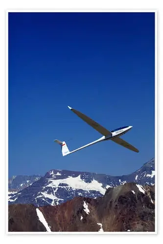 Pilotos de planeador sobre las montañas. de David Wall Danita Delimont