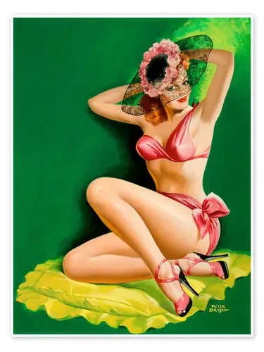 Pin Up with Hat de Peter Driben Master Collection