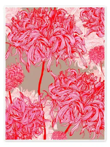 Pink Chrysanthemum de Ella Tjader