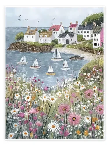 Pink Sailboats de Willow Studio