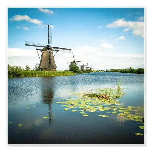Pintoresco Kinderdijk de Hannes Cmarits
