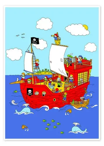 pirate ship scene de Fluffy Feelings