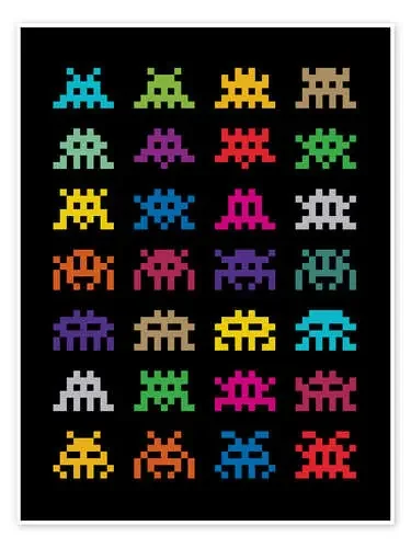 Pixel Invaders de Nikita Abakumov