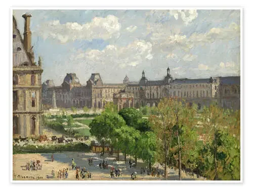 Place du Carrousel de Camille Pissarro Everett Collection