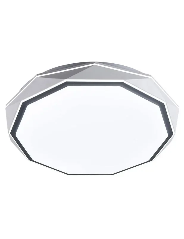 Plafón Gris con Talla Difusor