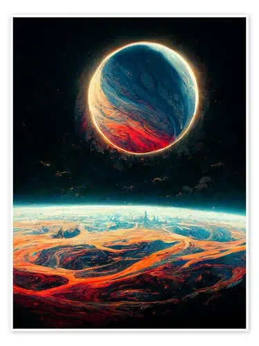 Planets in Space II de Winnie Møller