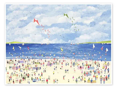 Playa nublada de Judy Joel Bridgeman Images