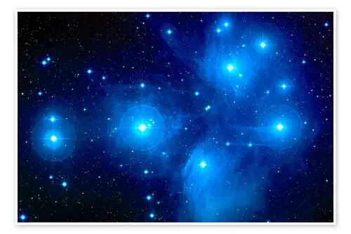 Pleiades star cluster (M45) de NASA Science Photo Library