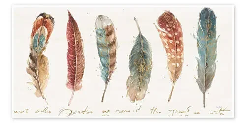 Plumas de filigrana XI de Lisa Audit Wild Apple Graphics