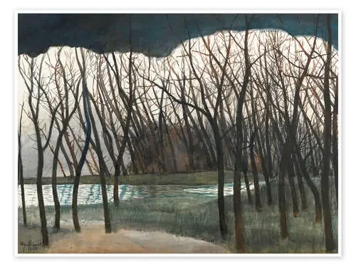 Pond Surrounded by Trees, Winter de Léon Spilliaert Master Collection