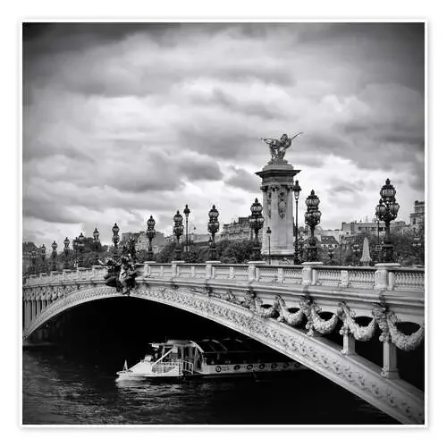 Pont Alexandre III PARIS mit Schiff de Melanie Viola