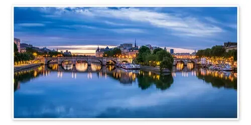Pont Neuf and Seine in Paris, France de Jan Christopher Becke