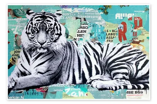 Pop art tiger de Michiel Folkers