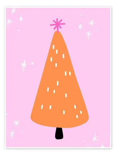 Pop Christmas tree pink-orange de Ohkimiko