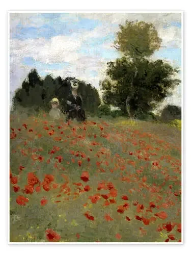 Poppies (detail) de Claude Monet akg-images
