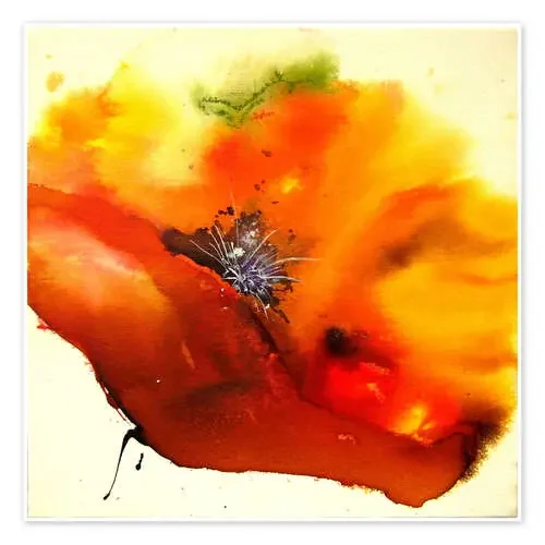 Poppy – single flower de Brigitte Dürr