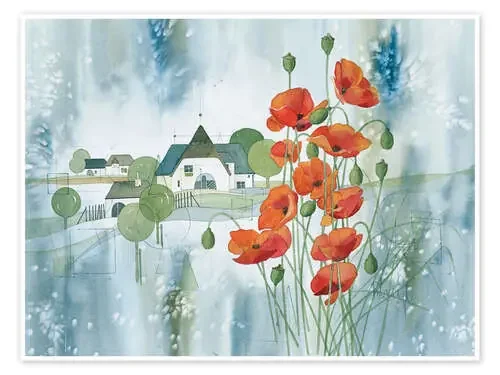 Poppy flower de Franz Heigl Advocate Art