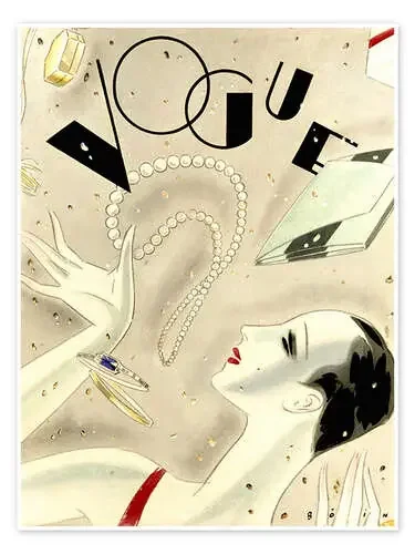 Portada de Vogue, 1900 de Vintage Advertising Collection