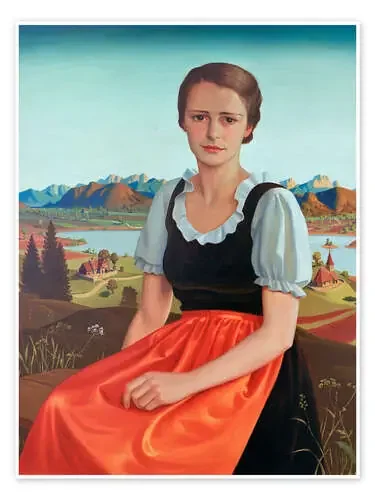 Portrait of a girl de Herbert von Reyl-Hanisch akg-images