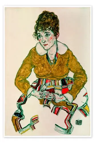 Portrait of the artist’s wife de Egon Schiele akg-images