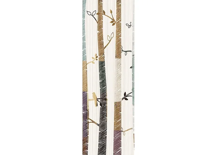 póster decorativo árboles marrón, beige y morado de Sanders & Sanders – 601047
