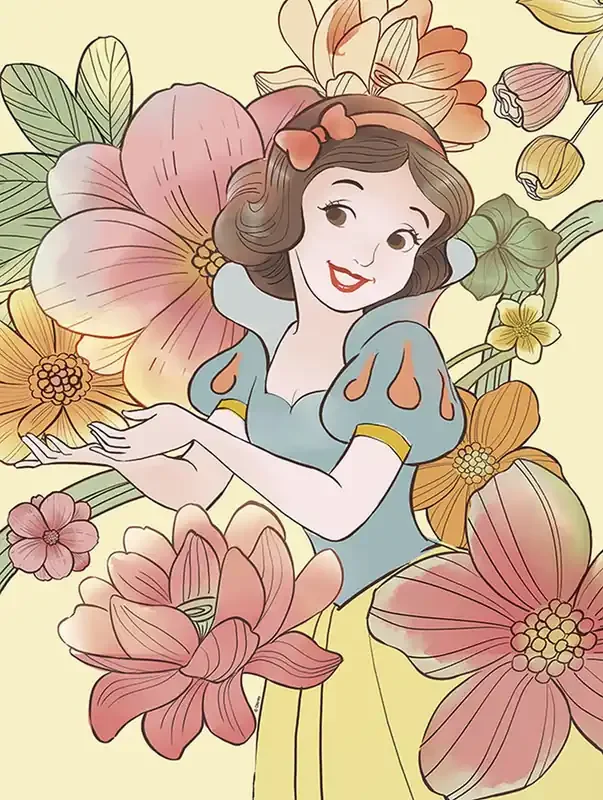 póster decorativo Blancanieves multi color de Disney – 610134