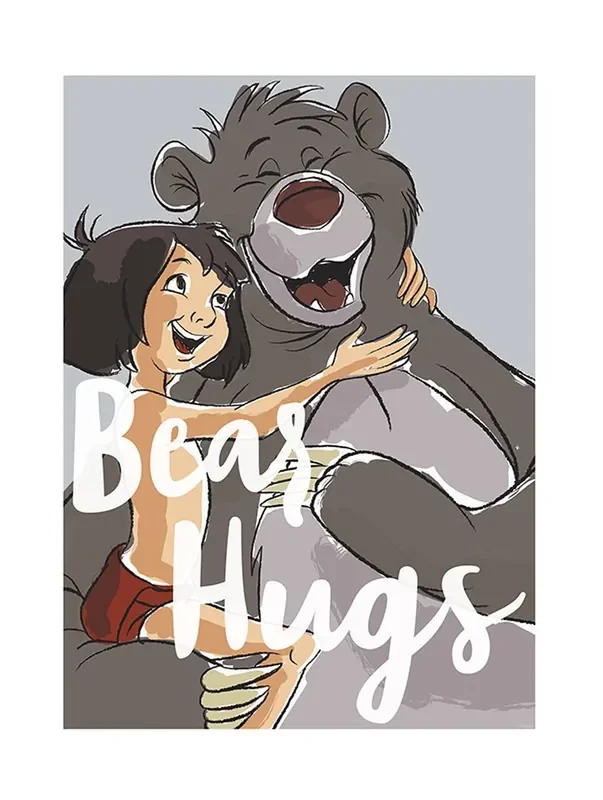 póster decorativo El libro de la selva gris de Disney – 610098
