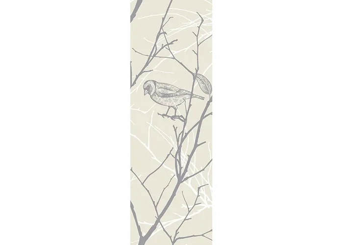 póster decorativo pájaros beige, blanco y gris de Sanders & Sanders – 601057