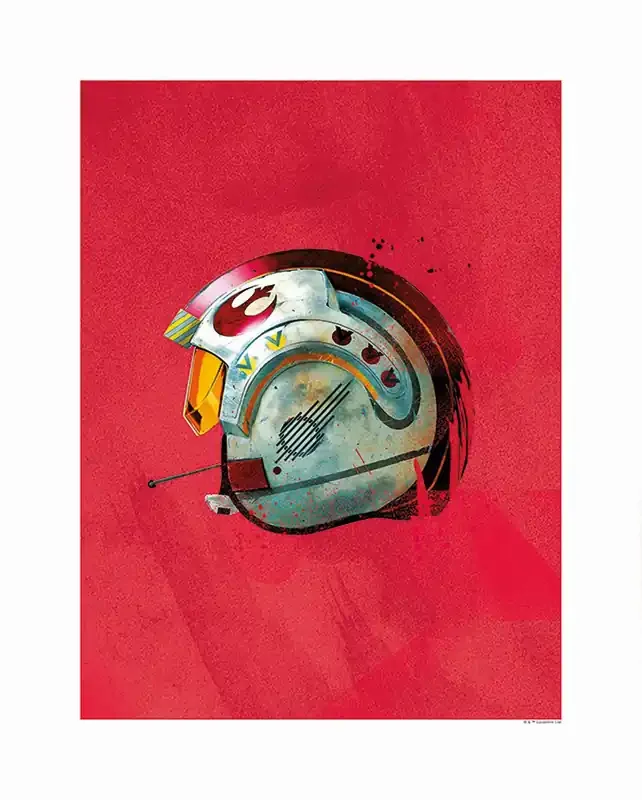 póster decorativo Star Wars Rebel Pilot rojo de Disney – 610207