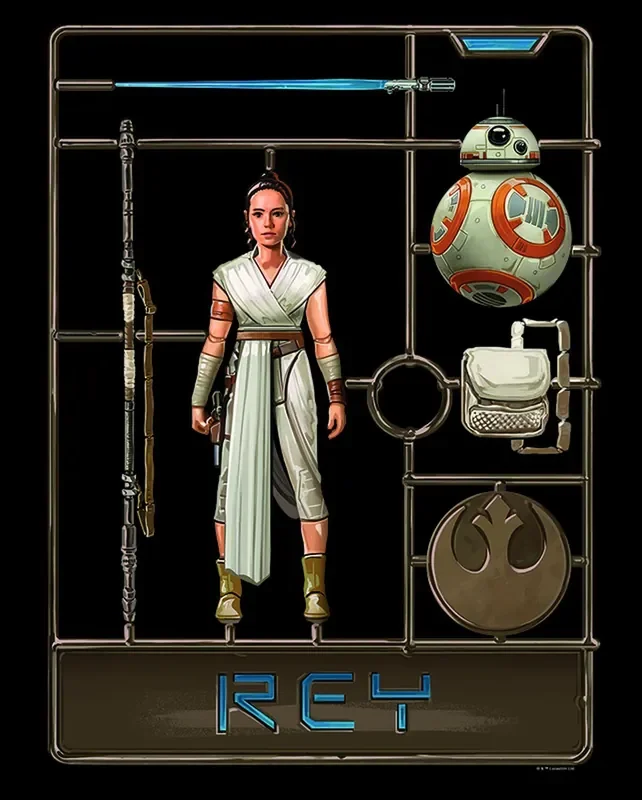 póster decorativo Star Wars Rey marrón de Disney – 611690