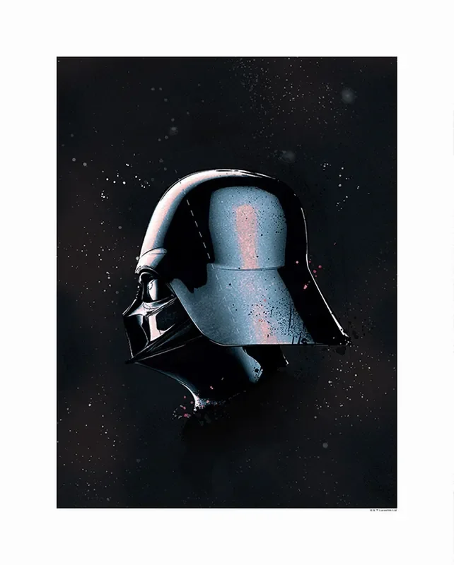póster decorativo Star Wars Vader negro de Disney – 610204