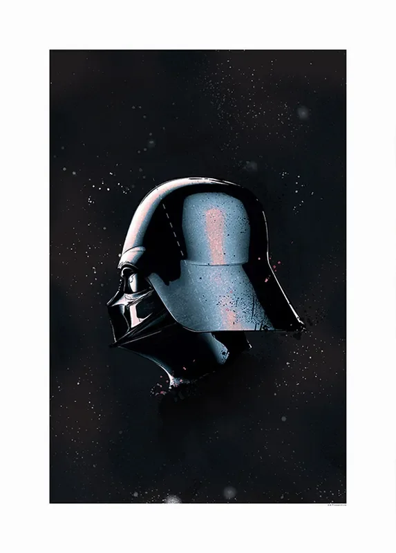 póster decorativo Star Wars Vader negro de Disney – 610205
