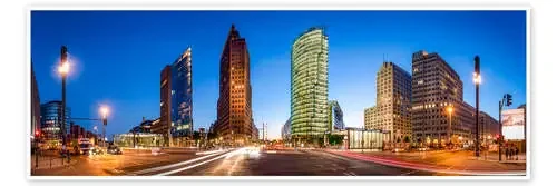 Potsdamer Platz Panorama at night, Berlin, Germany de Jan Christopher Becke
