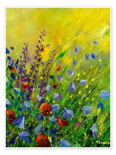 Prado radiante de flores de Pol Ledent