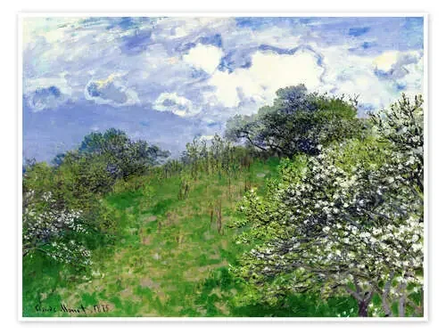 Primavera en el campo de Claude Monet Master Collection