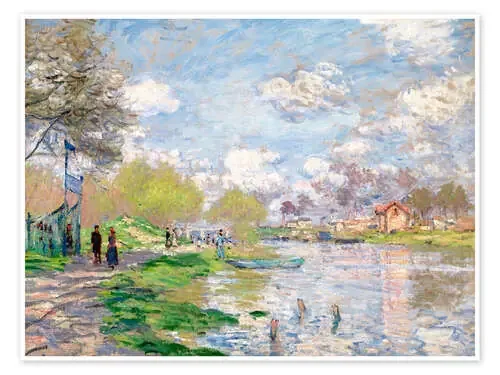Primavera en el Sena de Claude Monet Master Collection