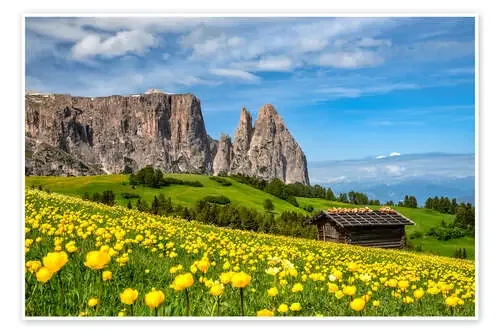 Primavera en los Alpes de Siusi de Achim Thomae