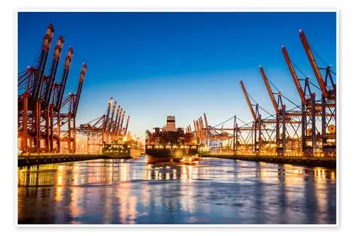 Puerto de contenedores, Hamburgo I de euregiophoto