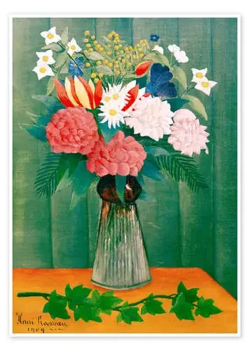 Ramo en la rama de hiedra de Henri Rousseau akg-images