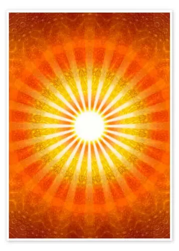 Rays of hope – orange de Lava Lova