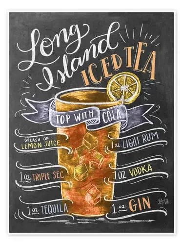 Receta de Té Helado Long Island (inglés) de Lily & Val MGL Licensing