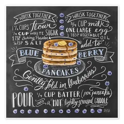Receta de tortitas (inglés) de Lily & Val MGL Licensing